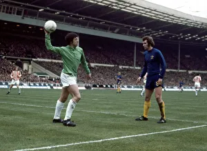 League Cup Final at Wembley Stadium Stoke City 2 v Chelsea 1 Stoke goalkeeper