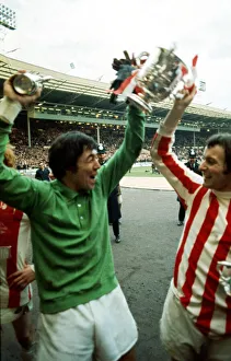 League Cup Final at Wembley Stadium Stoke City 2 v Chelsea 1 Stoke goalkeeper