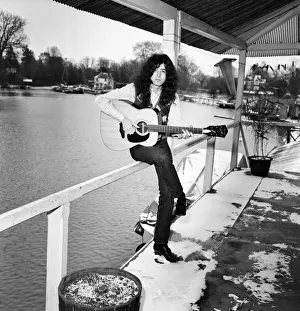 Led Zeppelin guitarist Jimmy page pictured at his new £35