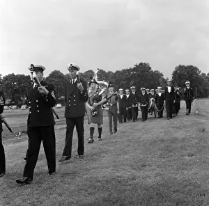 Lee-Enfield Rifle No. 4, buried with full military honours at Bisley, Surrey, England