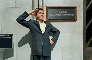 Lee Evans Comedian / Actor October 98 Outside the British Broadcasting corporation