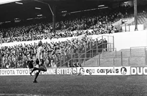 Leeds United 1 v. Stoke City 3. Division One Football. February 1981 MF01-29-135