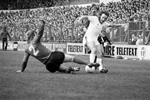 Leeds United 1 v. Sunderland 0. Division One Football. February 1981 MF01-33-084