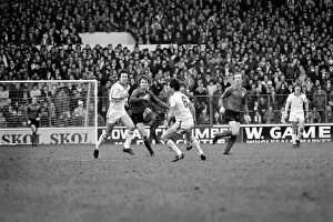 Leeds United 1 v. Sunderland 0. Division One Football. February 1981 MF01-33-077