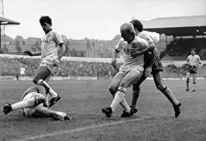Leeds United 1 v. Sunderland 0. Division 1 Football. October 1981 MF04-06-001