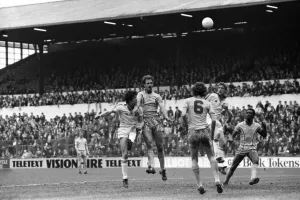 00216 Prints: Leeds United 3 v. Coventry 0. Division 1 Football. April 1981 MF02-11-054