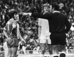 Leeds United v Liverpool, Charity Shield match at Wembley Stadium August 1974