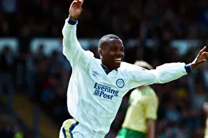 Leeds United v Norwich City league match at Elland Road 2nd May 1992