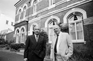 Edgbaston Prints: On the left, Juan Antonio Samaranch, President of the International Olympic Committee