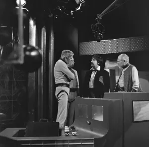 Sound Prints: Left to right: Actors Ronald Leigh Hunt (as Julian Radnor)