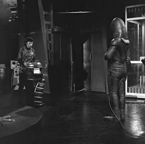 Television Studios Prints: Left to Right: Actors Terry Scully (as Fewsham) and Alan Bennion