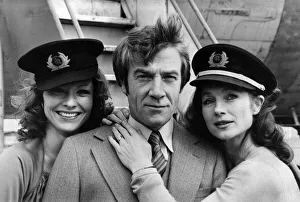 Left to Right: Pamela Salem, Bryan Marshall and Shirley Anne Field. April 1980 P035458