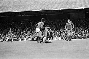 Leicester City 1-0 Liverpool, Charity Shield football match at Filbert Street