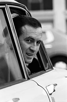 00571 Prints: Leicester City manager Jimmy Bloomfield leaving Filbert Street in his car. 2nd April 1974