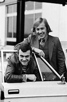 Images Dated 2nd February 1972: Leicester City new signings Alan Birchenall and Keith Weller, each cost £100, 000