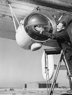 Cleaning Prints: Leigh Light a powerful carbon arc searchlight of 20 inches used for spotting U-boats