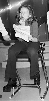 Lena Zavaroni, aged 11, who will be appearing on a BBC TV Special with The Batchelors