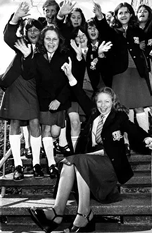 Lena Zavaroni, singer aged 12 years at Rothesay Academy on the Isle of Bute