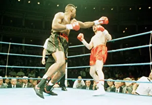 00200 Prints: Lennox Lewis in action against Glenn McCrory 30th September 1991