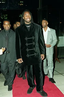 Lennox Lewis Boxing October 98 World heavyweight champion arriving for the MOBO