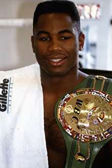 Lennox Lewis Boxing WBC Heavyweight champion of the World 28th February 1993