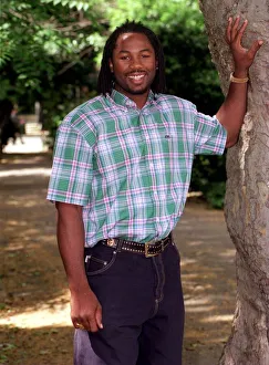 Lennox Lewis World Boxing champion June 1998 after hearing the news he had received