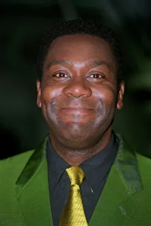 Lenny Henry Comedian / Actor September 98 At the London Transport Museum
