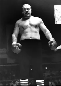 Lenny Lean Mean'McLean the 20 stone 6ft 2in boxer who holds sway in Hoxton