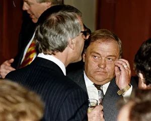 Les Dawson Comedian meets John Major at a celebrity Party in No. 12 Downing Street