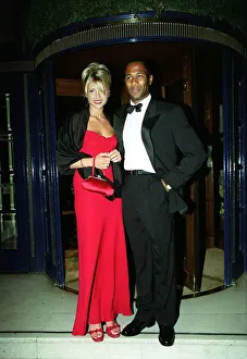 Les Ferdinand Football June 1998 Tottenham and England footballer arriving with