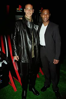 Les Ferdinand Football May 98 Tottenham Hotspur footballer at the cafe de paris