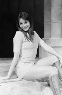 Lesley Anne Down, British actress aged 17 years old, pictured Wednesday 20th October 1971