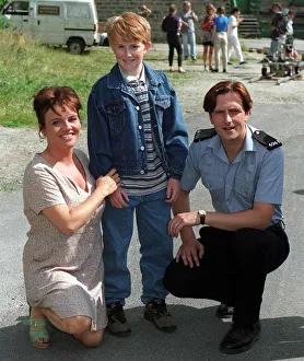 Lesley Dunlop Actress with Matthew Knowles Actor and Nicholas Gleaves Actor in