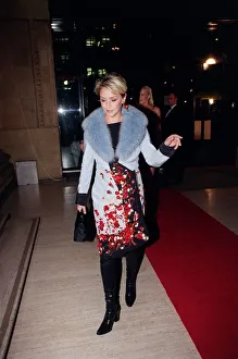 Red Carpet Prints: Leslie Ash Actress October 98 Arriving at the Royal Albert Hall for the National