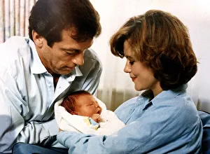 Leslie Grantham actor with wife and baby son August 1989 Dbase