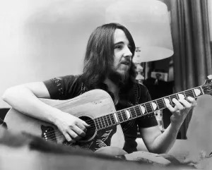 Guitarist Prints: Leslie Harvey, guitarist of the Glasgow group Stone The Crows