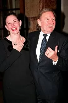 Images Dated 1st January 1992: LESLIE PHILIPS AND HIS WIFE ANGELA AT THE 40TH ANNIVERSARY OF THE MOUSETRAP - 1992