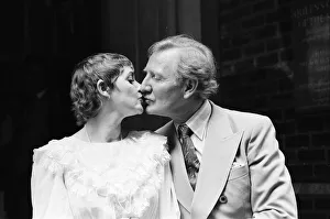 Leslie Phillips marries Angela Scoular at the Queens Chapel of the Savoy
