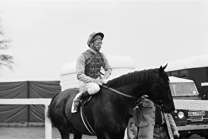 01268 Prints: Lester Piggott at Goodwood, Tuesday 27th September 1977. Our Picture Shows