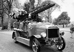A Leyland WD1 1918 open fire engine entered by Paul Engelmann from Saffron Walden