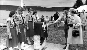 Lib - Queen Elizabeth II and Prince Philip officially open the Kielder Reservoir