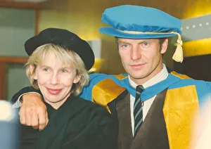 Lib - Singer / songwriter Sting receiving his Honorary Doctorate of Music from