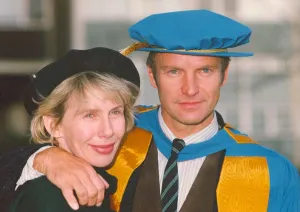 Lib - Singer / songwriter Sting receiving his Honorary Doctorate of Music from