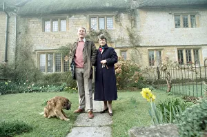 Liberal Democrat leader Paddy Ashdown at home in Norton-sub-Hamdon, Somerset