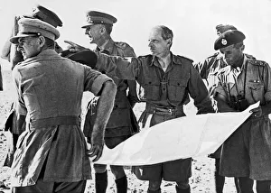 North Africa Prints: Lieut General Bernard Montgomery newly appointed commander of the 8th Army seen here