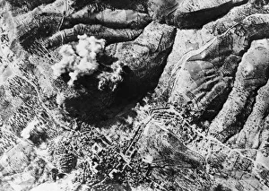 Light bombers attack Axis positions in Sicily near Mount Etna in the battle for Catania