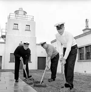 The lighthouse keepers and their families go about their daily duties around The Strathy