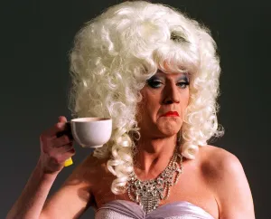 Lily Savage aka Paul O Grady the Birkenhead born comedian drag artiste