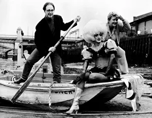 Lily Savage drag artist Paul O Grady with producer Simon Fanshawe