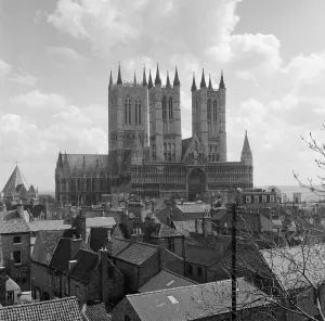 Gothic Prints: Lincoln Cathedral or the Cathedral Church of the Blessed Virgin Mary of Lincoln